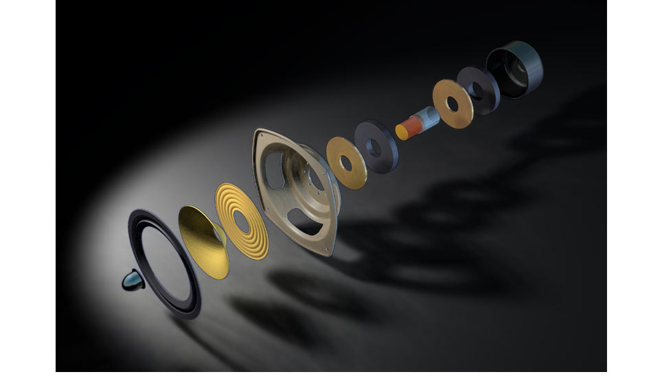 3D Model of Speaker Exploded View