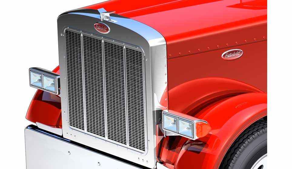 3D Peterbilt 379 Nose